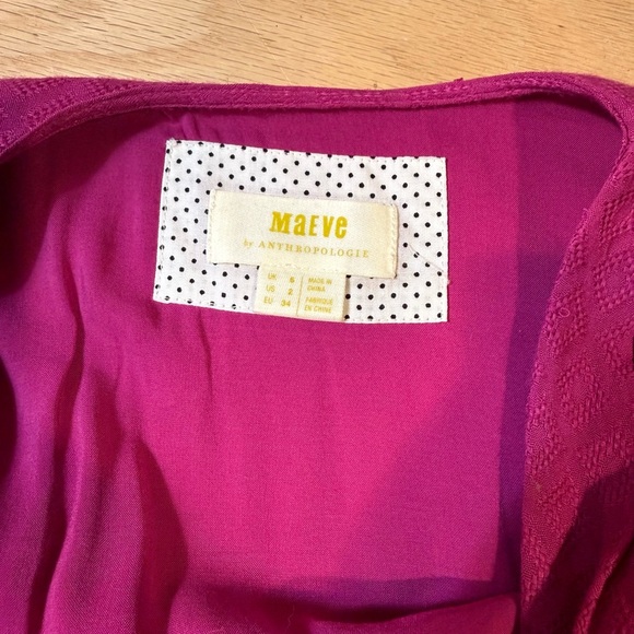 Maeve Fuchsia Wrap Midi Dress - Picture 6 of 6